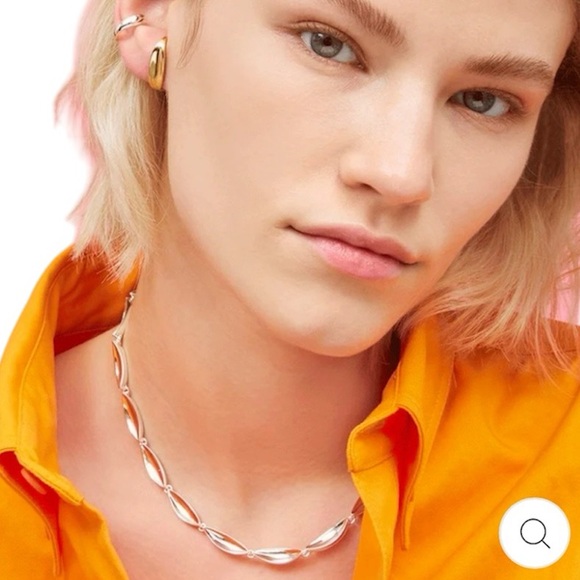 JENNY BIRD NWT Adjustable Silver Necklace - Picture 2 of 14